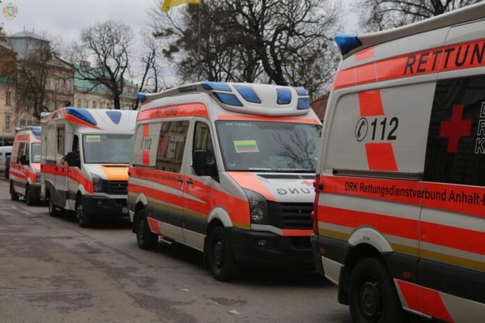 Львівщина отримала автомобілі швидкої допомоги від Литовського сейму