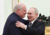 Лукашенко також прилетів на парад до путіна